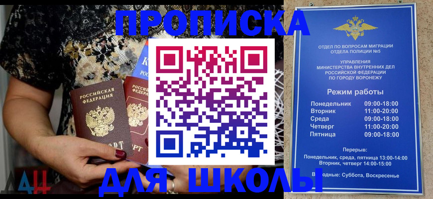 временная регистрация для школы в Липецкая области